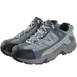 Red Wing Worx Women's Steel Toe Work Shoes Size 10 (W) Wide Blue Gray